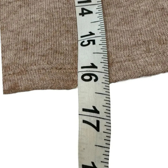 ZARA Woman’s‎ Medium Soft Pink Taupe Cropped Cardigan Sweater - Picture 6 of 6